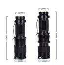 Mini Lanterna Portátil LED Tática – Compacta, Super Brilhante e Recarregável via USB