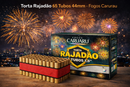 Torta Rajadão 65 tubos 44mm - fogos Caruaru