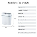 Lixeira Inteligente com Sensor Automático 12L – Tecnologia e Higiene no Seu Dia a Dia
