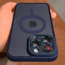 Capa Case de Carga Magnética Sem Fio Translúcida - Proteção e Estilo para Seu iPhone