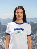 Camiseta Brasil RJ + Colar