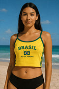 Camiseta Regata + Colar Brasil